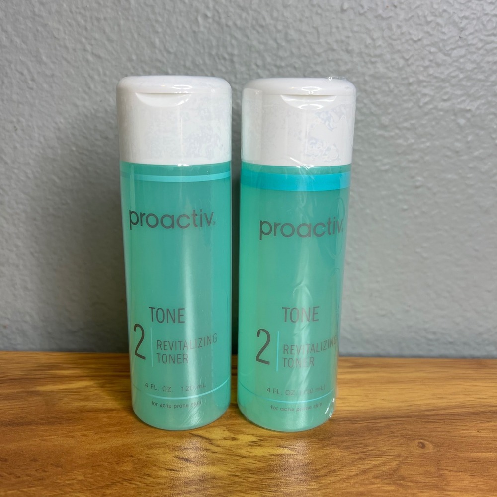 Proactiv Step 2 Tone Revitalizing Toner 4 Fl Oz / 120ml NEW Sealed Lot of 2